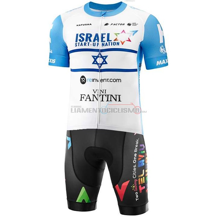 Abbigliamento Ciclismo Israel Cycling Academy Campione Israele Manica Corta 2020